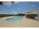 Gathering-friendly community pool with a separate shallow area at 22630 E Mewes Rd, Queen Creek, AZ 85142