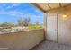 Private patio with tiled flooring and views of the community at 7575 E Indian Bend Rd # 2081, Scottsdale, AZ 85250