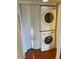 Stackable washer and dryer in convenient closet at 540 N May St # 3093, Mesa, AZ 85201