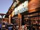 Blanco Tacos + Tequila patio with seating and warm lighting at 6166 N Scottsdale Rd # C3006, Paradise Valley, AZ 85253
