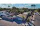 House with pool and desert landscaping, aerial view at 501 W Jasper Dr, Chandler, AZ 85225