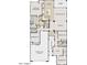 Detailed floor plan featuring a courtyard, four bedrooms, den, and a three-car garage at 19826 W Lincoln St, Buckeye, AZ 85326