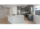 Kitchen featuring gray cabinets, stainless appliances, granite countertops, and tile flooring at 2851 N Coronado Dr, Florence, AZ 85132
