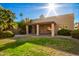 Sunny backyard with covered patio at 4062 E Round Hill Dr, Phoenix, AZ 85028