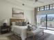 Serene main bedroom with a neutral palette, large windows, and a decorative area rug at 8 E Biltmore Est # 109, Phoenix, AZ 85016