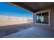 Covered patio overlooking a large backyard at 20252 W Catalina Dr, Buckeye, AZ 85396