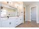 Elegant bathroom with double vanity, and tile flooring at 20252 W Catalina Dr, Buckeye, AZ 85396