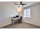 Home office with desk, chair, and printer at 130 N Bay Dr, Gilbert, AZ 85233