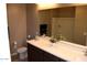 Bathroom with double vanity and shower/tub combo at 1255 N Arizona Ave # 1099, Chandler, AZ 85225