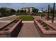 Open green space with raised garden beds and walkways at 1255 N Arizona Ave # 1099, Chandler, AZ 85225