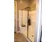 Large walk-in shower with glass enclosure and built-in seat at 1255 N Arizona Ave # 1099, Chandler, AZ 85225