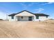 New construction home showcasing rear elevation and covered patio at 22750 E Roper Ln, Florence, AZ 85132