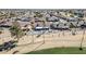 Aerial view showcasing a home's location within a community and golf course at 18822 N Grandview Dr, Sun City West, AZ 85375