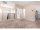 Spacious upstairs hallway with laundry area at 961 E Blue Spruce Ln, Gilbert, AZ 85298