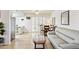 Open living area with tile flooring, dining area, living room furnishings, and patio access at 15601 N 27Th St # 7, Phoenix, AZ 85032