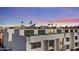 Aerial view of modern townhomes at sunset at 312 E Windsor Ave # 11, Phoenix, AZ 85004