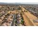 Aerial view of house and neighborhood with surrounding area at 4503 E Decatur St, Mesa, AZ 85205