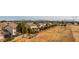 Aerial view of homes with mountain backdrop and community amenities at 4503 E Decatur St, Mesa, AZ 85205