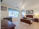 Main bedroom with large windows and classic decor at 29922 N Little Leaf Dr, San Tan Valley, AZ 85143