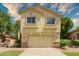 Charming two-story home featuring a neutral color palette, well-maintained landscaping, and inviting curb appeal at 3327 S Felix Way, Chandler, AZ 85248