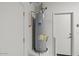 Newer water heater in a clean utility space at 18186 W Pima St, Goodyear, AZ 85338