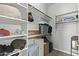Walk-in closet with ample storage, shelving and racks at 3122 E Windmere Dr, Phoenix, AZ 85048