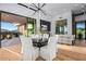 Dining area offers seamless indoor outdoor lifestyle at 40575 N 109Th Pl, Scottsdale, AZ 85262