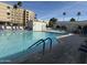 Refreshing community swimming pool with ample deck space at 7920 E Camelback Rd # 206, Scottsdale, AZ 85251