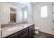 Bathroom with double vanity and shower/tub combo at 7088 W Redbird Rd, Peoria, AZ 85383