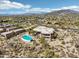 Desert community with luxury homes and sprawling desert landscape at 9853 E Sundance Trl, Scottsdale, AZ 85262