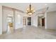 Bright living space features custom lighting and architectural details at 9853 E Sundance Trl, Scottsdale, AZ 85262