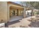 This back patio features desert landscaping, archways, and is spacious at 13055 W Eagle Talon Trl, Peoria, AZ 85383