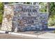 Stone sign for the ALVEA SPA & ATHLETIC CLUB at 13055 W Eagle Talon Trl, Peoria, AZ 85383