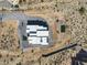 Aerial view of a house showing layout and backyard at 31559 N Pamela Dr, Queen Creek, AZ 85144