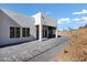 Modern home with paved backyard and mountain views at 31559 N Pamela Dr, Queen Creek, AZ 85144