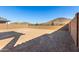 Large backyard with mountain views and block wall at 11417 S 50Th Ave, Laveen, AZ 85339