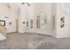 Bright living room with high ceilings and lots of natural light at 1201 W Washington Ave, Gilbert, AZ 85233