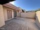 Private backyard with covered patio and block wall for added privacy at 205 E Loma Linda Blvd # 1, Avondale, AZ 85323