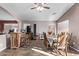 Bright dining area with a wooden table and chairs at 16567 W Mckinley St, Goodyear, AZ 85338