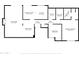 Detailed floorplan showcasing the layout of the home, including the living room, bedrooms, and kitchen at 7329 N Via Camello Del Norte -- # 117, Scottsdale, AZ 85258
