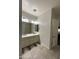 Bathroom features a double sink vanity, tile flooring, and ample counter space at 4142 E Zion Pl, Chandler, AZ 85249