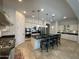Spacious kitchen with granite countertops, stainless steel appliances, and a large center island with seating at 4142 E Zion Pl, Chandler, AZ 85249