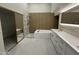Luxurious bathroom with soaking tub, walk-in shower, and double vanity at 9214 W Kerry Ln, Peoria, AZ 85382