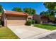 Beautiful home featuring a large driveway, a two-car garage, and well-maintained landscaping at 9502 W Mcrae Way, Peoria, AZ 85382