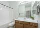 Clean bathroom with vanity, bathtub and shower at 1718 W Colter St # 195, Phoenix, AZ 85015