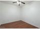 Bright bedroom with wood flooring and ceiling fan at 1718 W Colter St # 195, Phoenix, AZ 85015