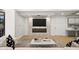 Cozy living room with a modern fireplace, flat-screen TV, and open layout at 7151 E Rancho Vista Dr # 5001, Scottsdale, AZ 85251