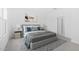 Bedroom featuring stylish decor, carpeting, and a large bed with pillows at 7620 W Minton St, Laveen, AZ 85339