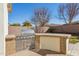 Built-in outdoor kitchen with stainless steel appliances at 691 E Elgin St, Gilbert, AZ 85295