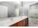 Bathroom featuring double sinks and plenty of counter space at 2140 W Clearview Trl, Anthem, AZ 85086